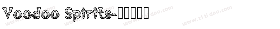 Voodoo Spirits字体转换